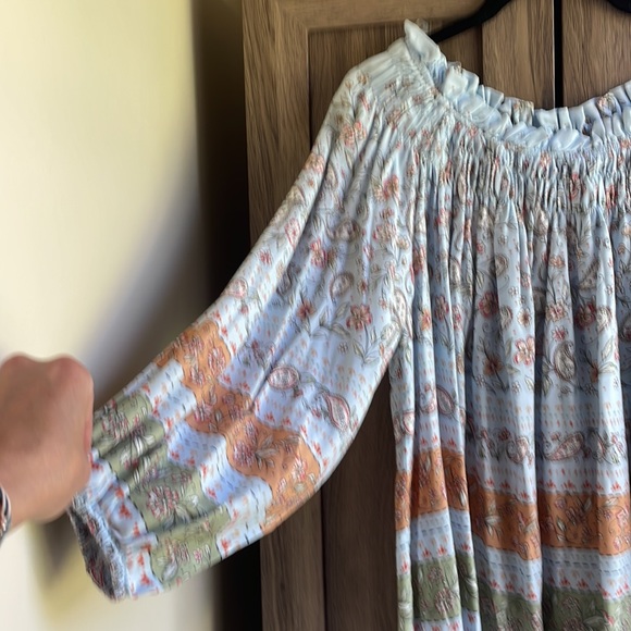 Pauline Boho Smocked Off The Shoulder Top - Picture 7 of 8